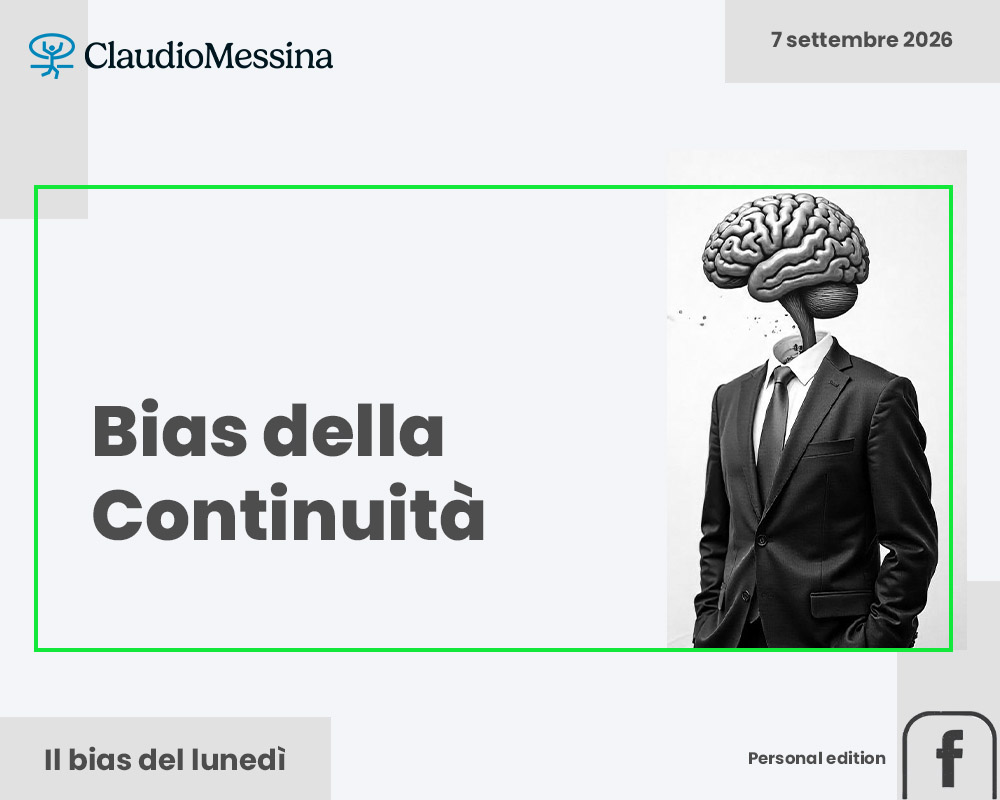 Bias della continuità Bias della continuità