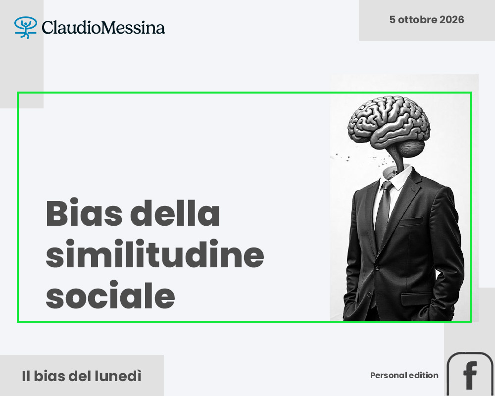 Bias della similitudine sociale Bias della similitudine sociale