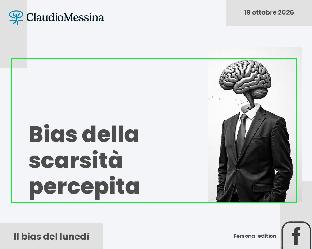 Bias della scarsità percepita Bias della scarsità percepita