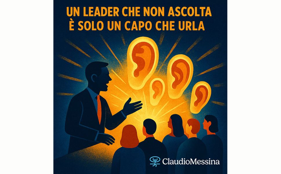 Un leader che non ascolta è solo un capo che urla