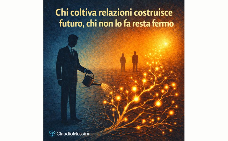 Chi coltiva relazioni costruisce futuro, chi non lo fa resta fermo