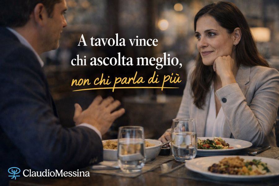 A tavola vince chi ascolta meglio, non chi parla di più