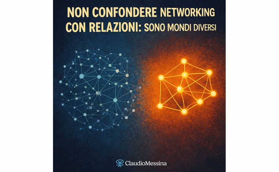 Non confondere networking con relazioni: sono mondi diversi