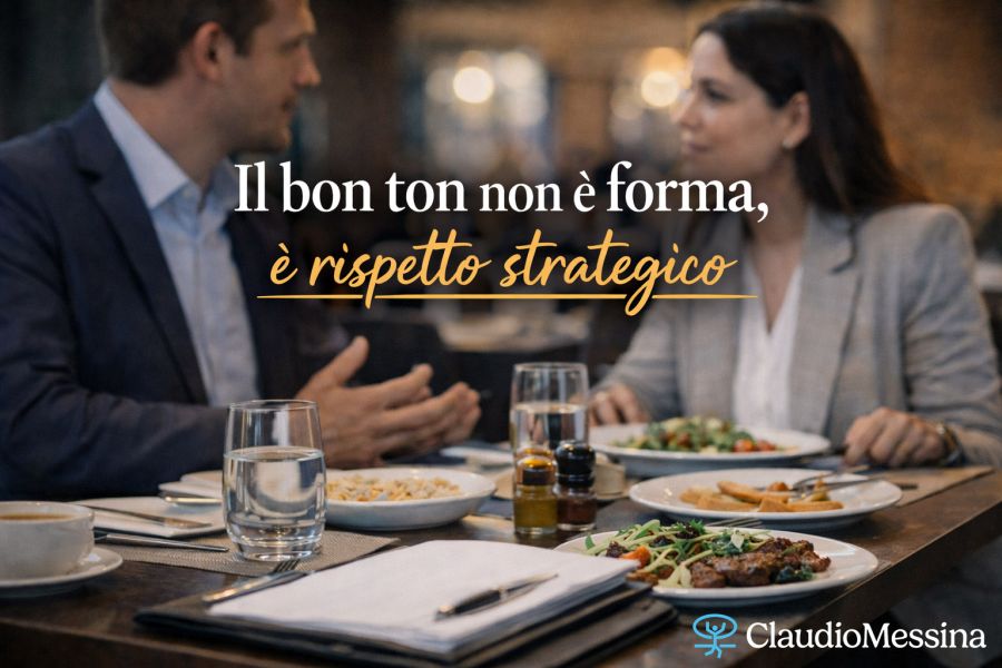 Il bon ton non è forma, è rispetto strategico