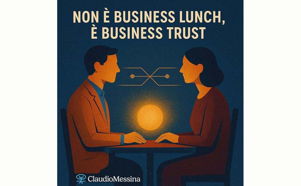 Non è business lunch, è business trust