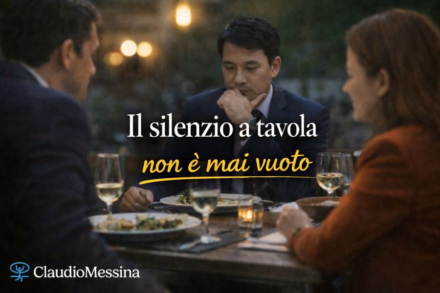 Il silenzio a tavola non è mai vuoto