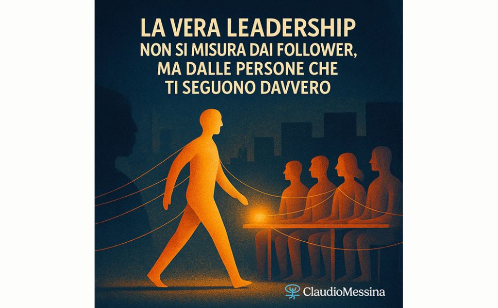 La vera leadership non si misura dai follower, ma dalle persone che ti seguono davvero