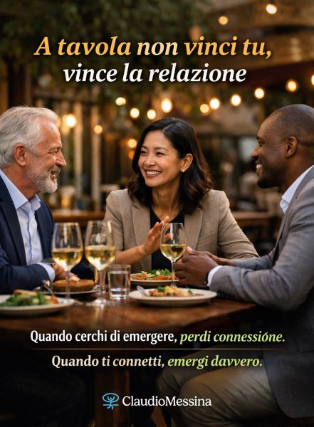 A tavola non vinci tu, vince la relazione