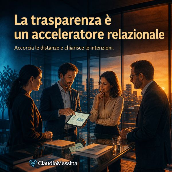 La trasparenza è un acceleratore relazionale