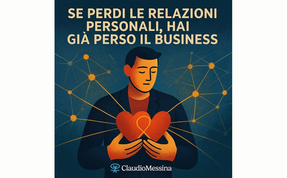 Se perdi le relazioni personali, hai già perso il business