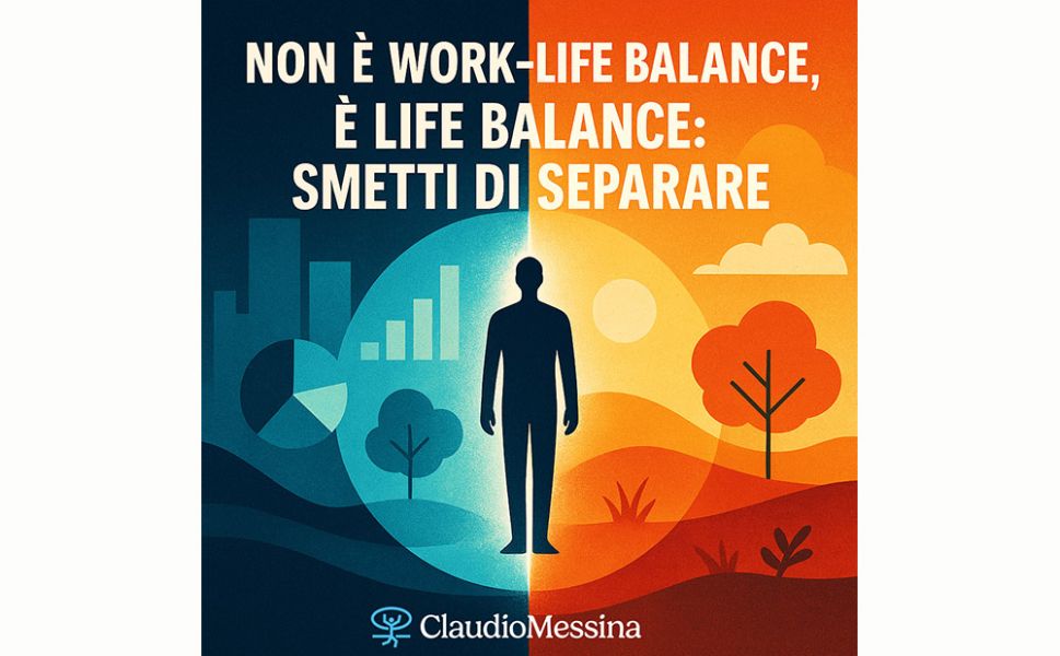 Non è work-life balance, è life balance: smetti di separare